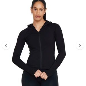 ILUS LABEL IDOL FULL LENGTH ZIP UP SWEATER HOODIE JACKET NWT